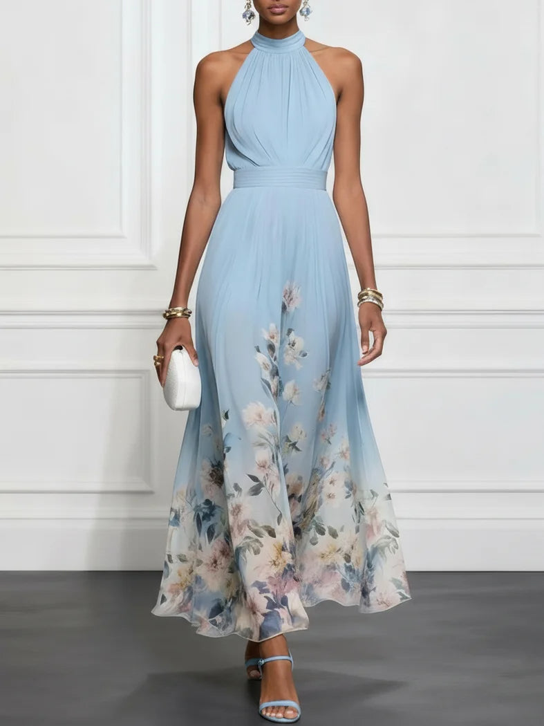 Kezia | Flattering Halter Maxi Dress