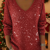 Grace | Festive Jumper with V-Neck