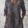 Audrey | Long Sleeve Blouse with V-Neck