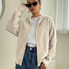 Laralim | Hooded Zip-Up Knit Cardigan