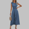 Reese | Sleeveless Round Neck Maxi Dress