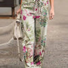Dahlia | Effortless Floral Pants