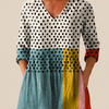 Nola | Longline Blouse with Statement Print
