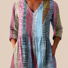 Noa | Longline Blouse with Statement Print