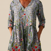 Sloane | Lange Bluse mit ausdrucksstarkem Muster