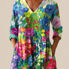 Eden | Longline Blouse with Statement Print