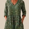 Skye | Longline Blouse with Statement Print
