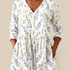 Brielle | Lange Bluse mit ausdrucksstarkem Muster