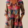 Alina | Longline Blouse with Statement Print
