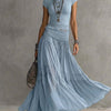 Talia | Boho Two-Piece Set with Ruffle Skirt