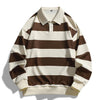 Zoe | Striped Collar Knit Sweater