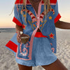 Katelynn | Linen-Cotton T-Shirt & Shorts Set